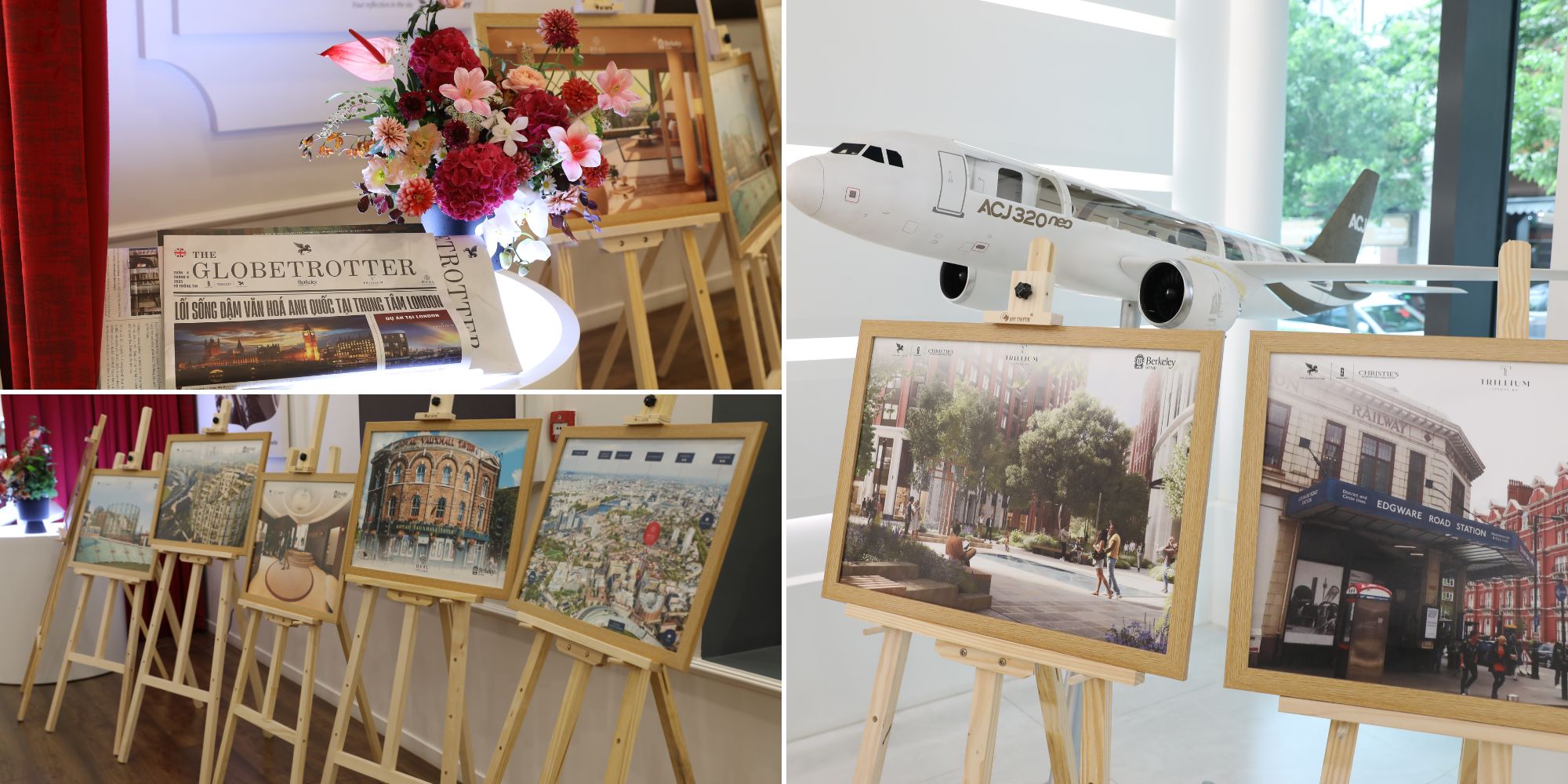 Bất động sản London - không gian trưng bày hội thảo