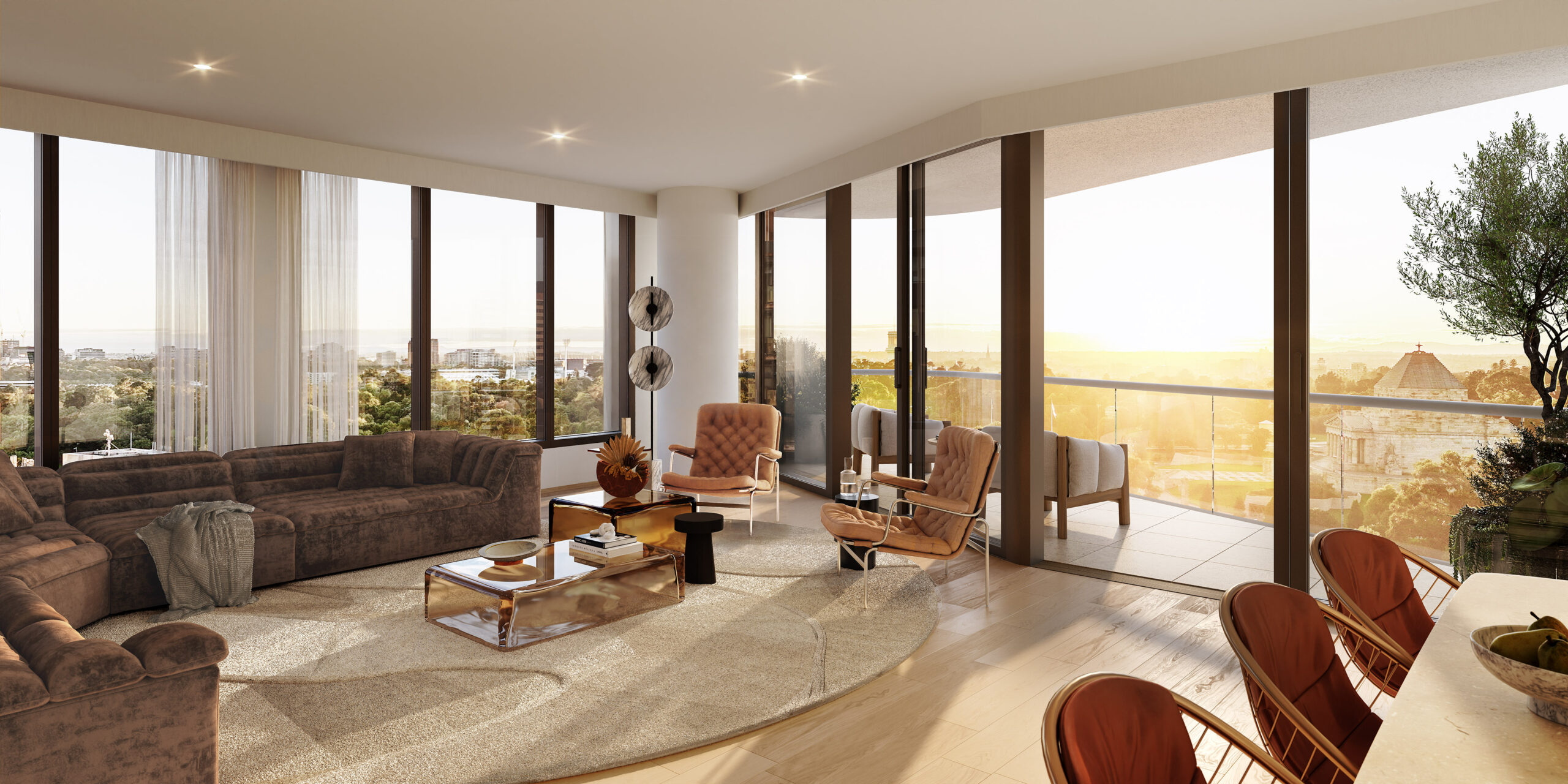 Dự án park-front cuối cùng quanh Royal Botanic Gardens, Melbourne: Park Modern